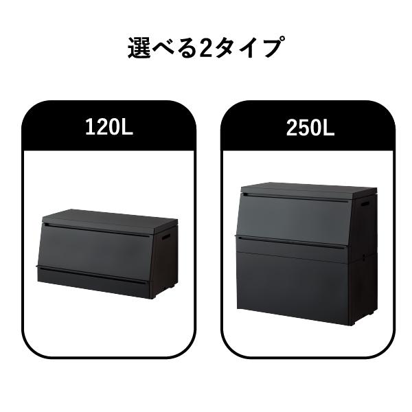 ゴミ箱 屋外用 大容量 おしゃれ ダストボックス 45Lゴミ袋 スリム 蓋