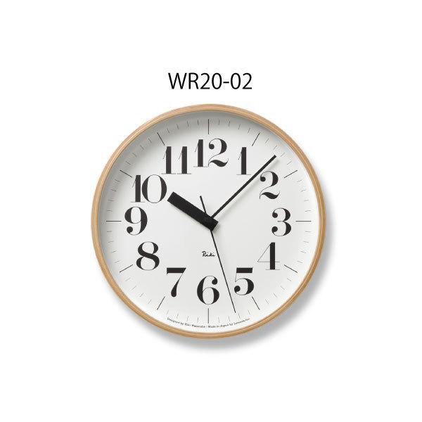 レムノス 掛け時計 Riki リキ 日比谷の時計 WR12-03 Lemnos 日比谷の時計 WR12-03（直径25.6cm） タカタレムノス