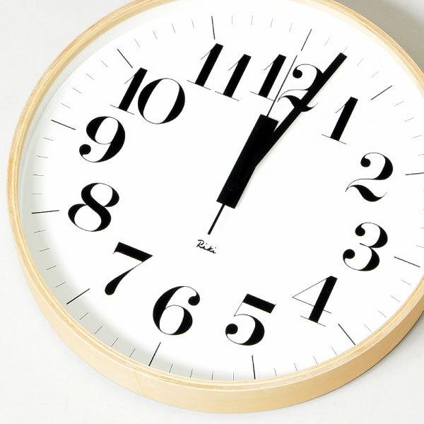 Riki Watanabe（リキワタナベ） 掛け時計 電波時計 壁掛け おしゃれ