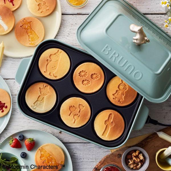 Bruno コンパクトホットプレート ムーミン ブルーグリーン レシピ たこ焼きピック ホットプレート おしゃれ 北欧 大人かわいい たこ焼き 焼肉 パーティー 025a 210 016 モノギャラリー 通販 Yahoo ショッピング