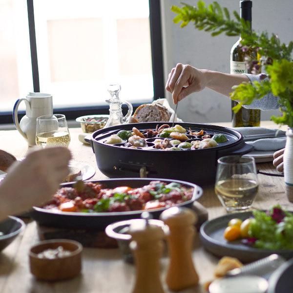 BRUNO crassy+ ホットプレート おしゃれ コンパクト 一人用 たこ焼き器