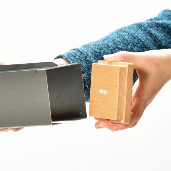 ideaco コストコ　ラップケース イデアコ ラップケース コストコフードラップ用 オフブラック