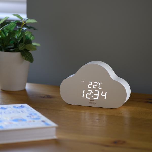 BRUNO デジタル置時計 レッド BRUNO デジタル置時計 レッド