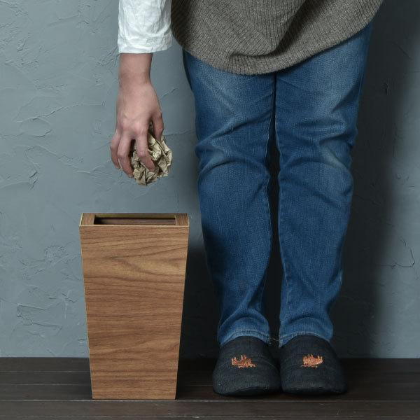 TATSUーCRAFT（タツクラフト） ゴミ箱 おしゃれ 木製風 小さい 幅20cm