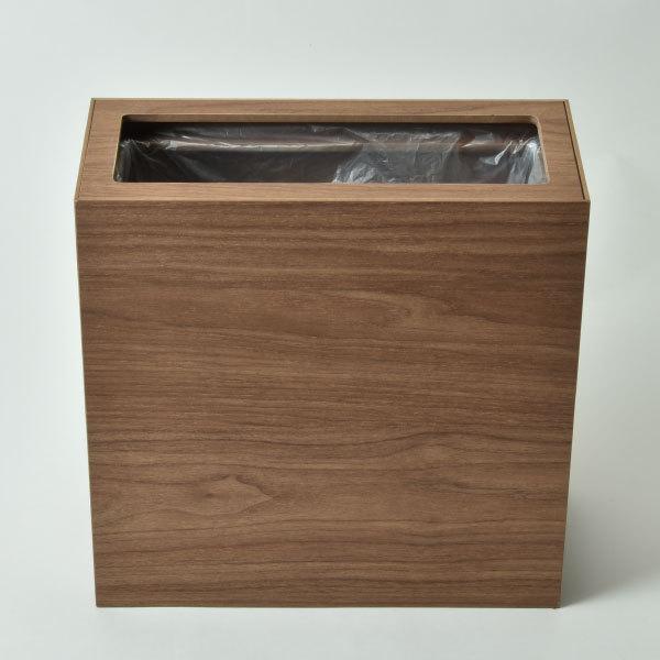 TATSUーCRAFT（タツクラフト） ゴミ箱 おしゃれ 木製調 小さい 幅15cm