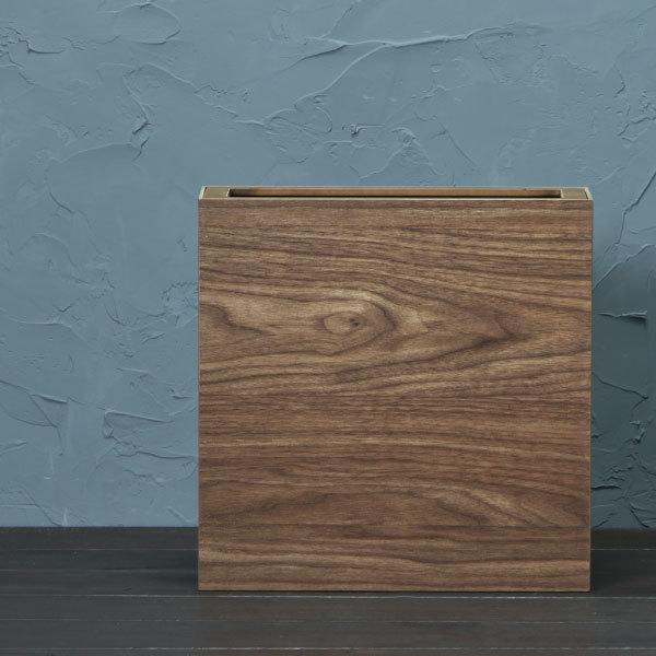 TATSUーCRAFT（タツクラフト） ゴミ箱 おしゃれ 木製調 小さい 幅15cm