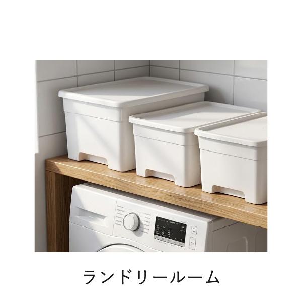 squ+ 収納ボックス キッチン 吊り戸棚 取っ手付き 整理ケース
