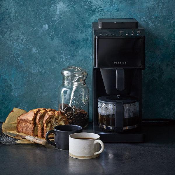 recolte（レコルト） コーヒーメーカー 全自動 一人用 4杯 ミル付き