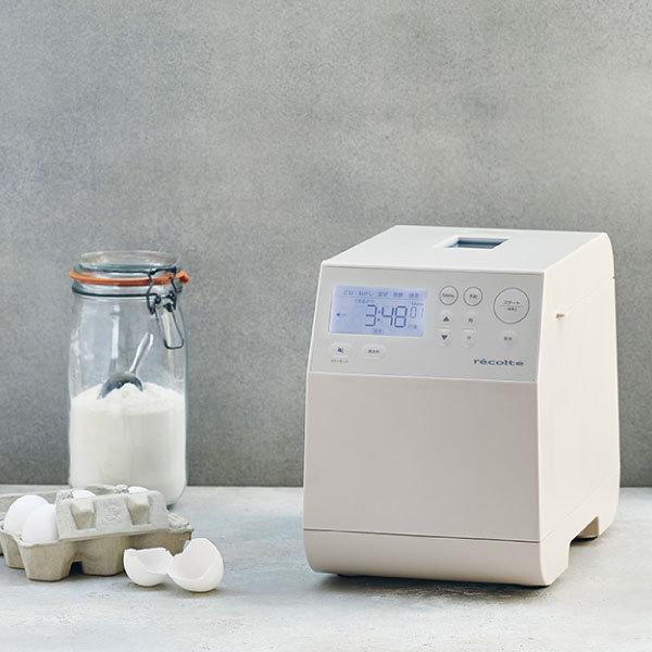 recolte（レコルト） ホームベーカリー パン焼き器 餅つき機 1斤 パン