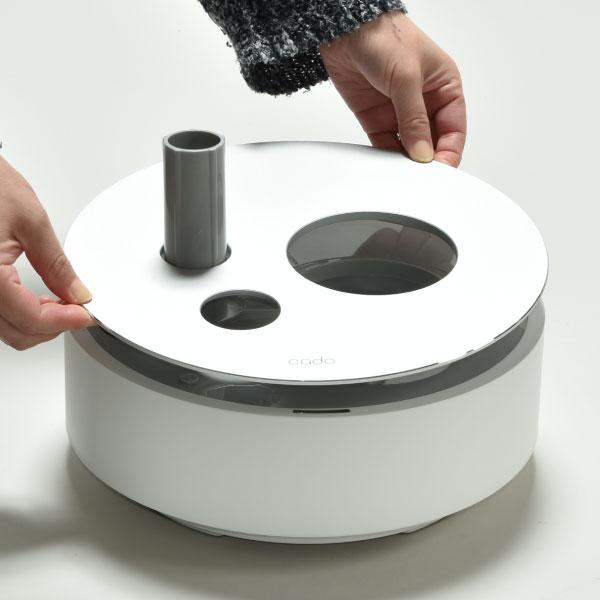 cado（カドー） 加湿器 超音波式 タワー型 上から おしゃれ 10畳 17畳