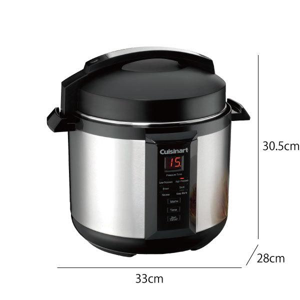 クイジナート（Cuisinart） 電気圧力鍋 圧力鍋 圧力なべ 4L 炊飯器 5合