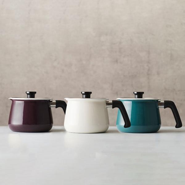 和平フレイズ ホーロー鍋 16cm レトロ 片手鍋 揚げ物 おしゃれ 深型