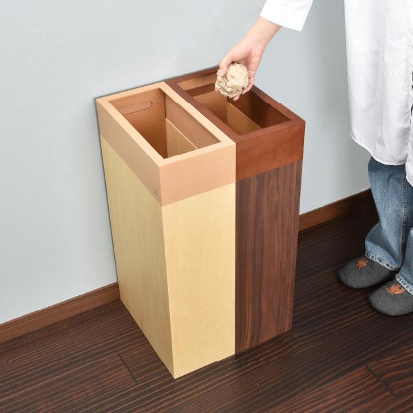 ヤマト工芸 ゴミ箱 ダストボックス おしゃれ 30リットル 45L袋対応