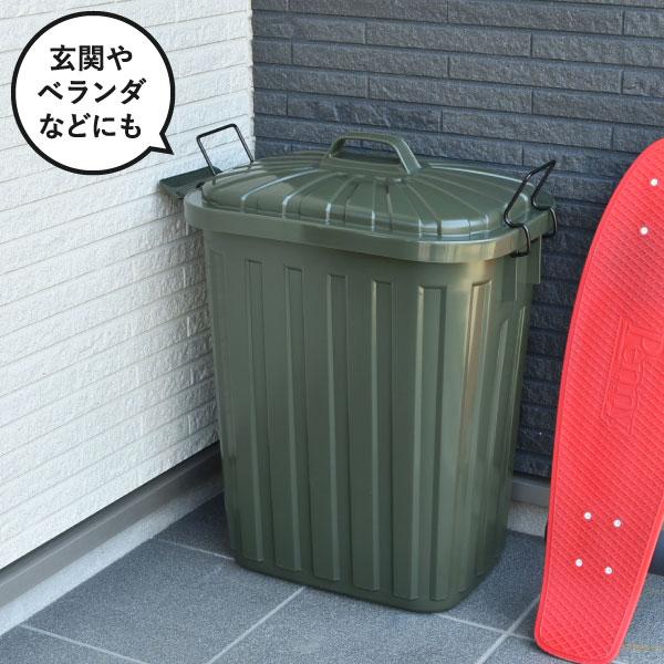ゴミ箱 おしゃれ 分別 屋外 ダストボックス 蓋付き アウトドア 大容量 45リットル キッチン 生ゴミ用 軽量 中身見えない 屋外ダストボックス 60L 2個セット_10