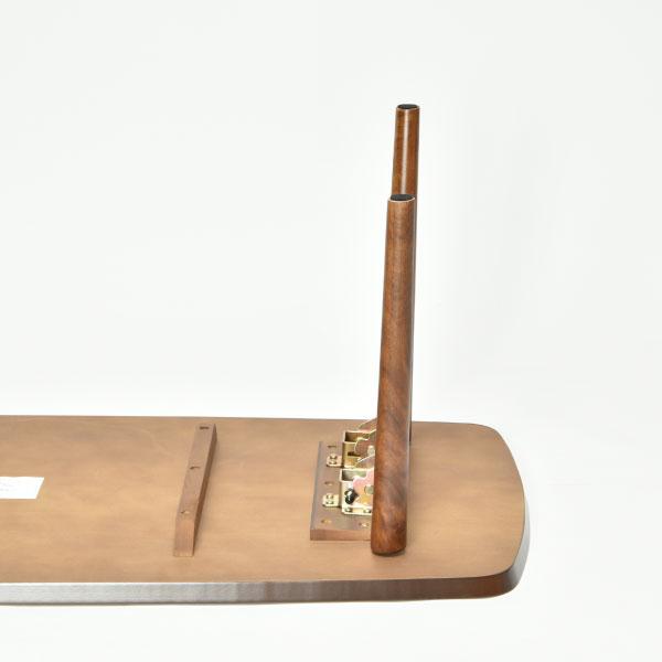 折りたたみテーブル天然無垢ウォルナット 国産】Slim ウォールナット折りたたみ可能なテーブル 幅120cm