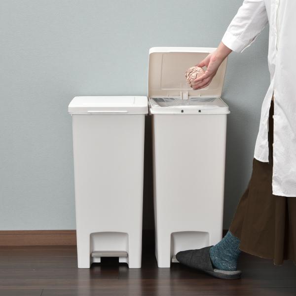 ゴミ箱 キャスター付き 大容量 45L ドロワーダストボックス ノット ホワイト ゴミ箱 キャスター付き 大容量 45L ドロワーダストボックス ノット