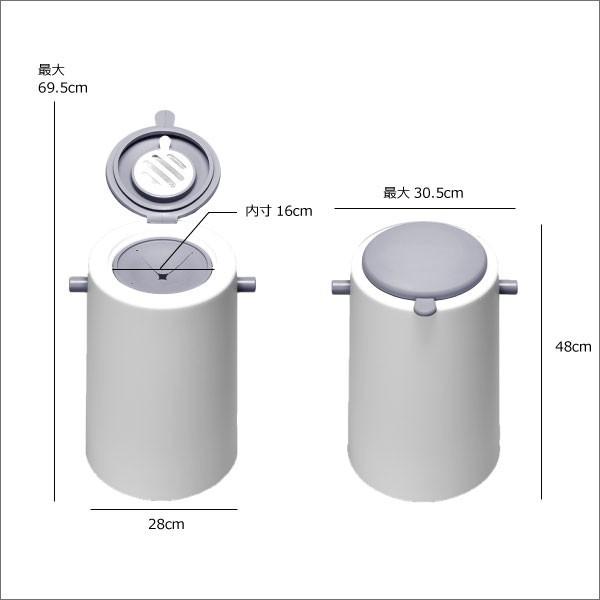 ダイパーポット 密閉おむつペール ゴミ箱 おしゃれ ふた付き 密封ダストボックス 臭わない オムツ用ゴミ箱 生ごみ用処理 出産祝い