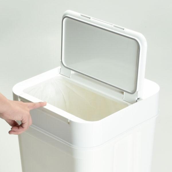 ゴミ箱 45リットル おしゃれ 分別 ごみ箱 スリム 45L キッチン 生ゴミ リビング 臭わない 袋が見えない ライクイット Seals シールズ45 密閉ダストボックス_20