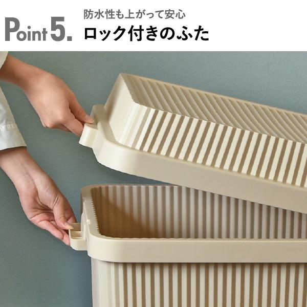 Like-it（ライクイット） 収納ボックス ふた付き 屋外 おしゃれ 衣装 