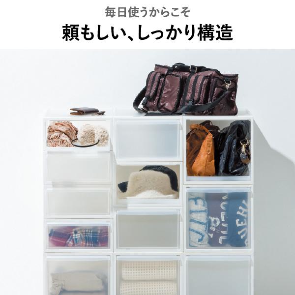 Like-it（ライクイット） 収納ボックス 積み重ね 隙間 洗面所 排水パン