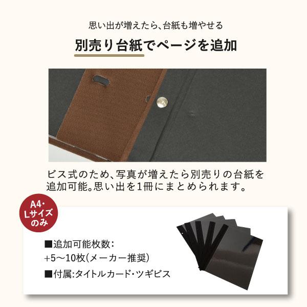 ナカバヤシ フォトアルバム 貼るタイプ おしゃれ アルバム L版 120枚
