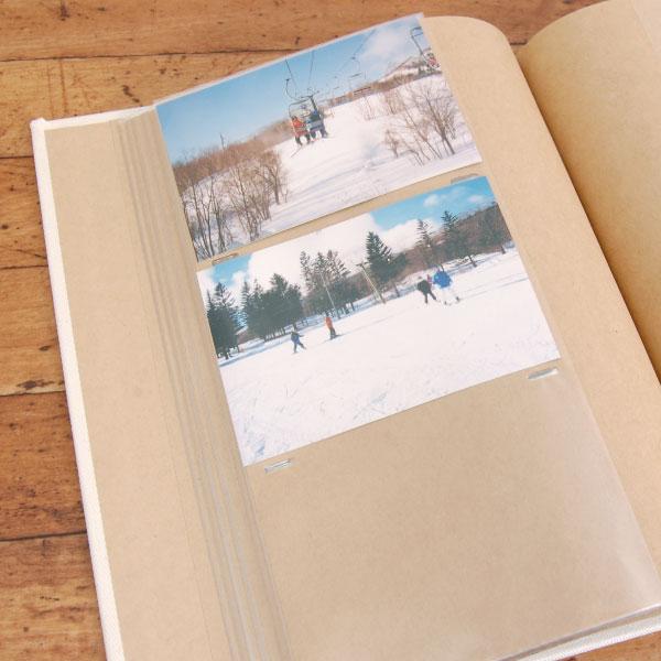 ナカバヤシ フォトアルバム ポケット台紙 おしゃれ a4 写真収納