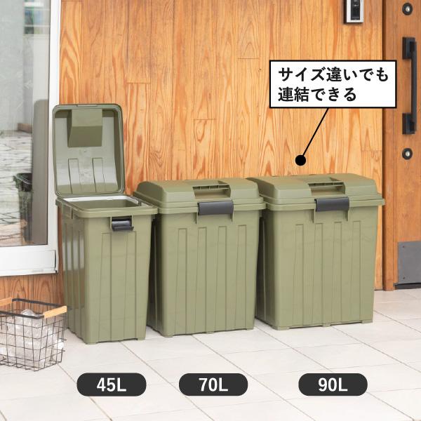 TONBO（新輝合成） ゴミ箱 ダストボックス おしゃれ 分別 収納 袋が