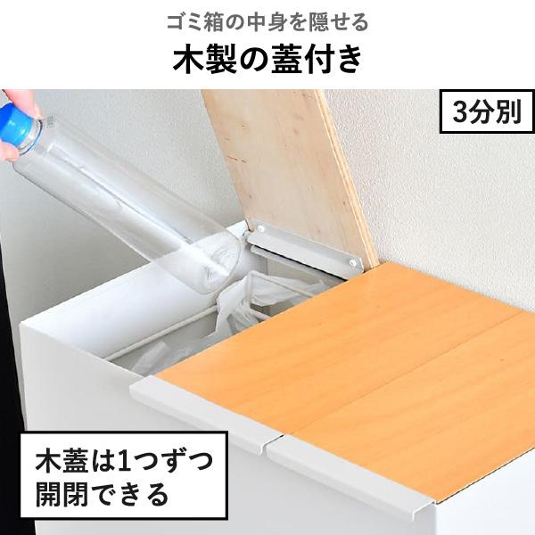 足立製作所 ゴミ箱 おしゃれ キッチン 分別 蓋付きゴミ箱 ごみ箱