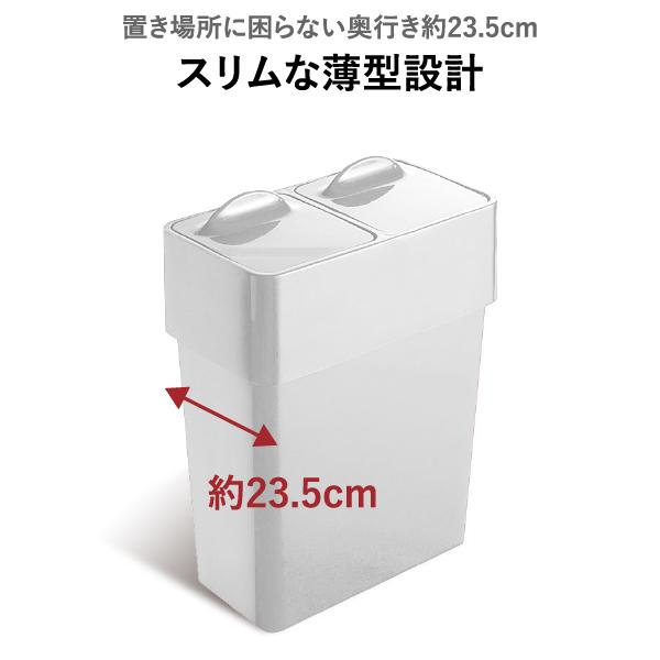 Umbra（アンブラ） ゴミ箱 分別 ごみ箱 ダストボックス ふた付き