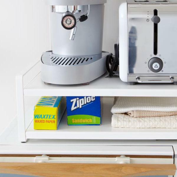 tower レンジ上ラック おしゃれ 2段 レンジラック スリム キッチン