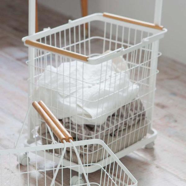 tosca（山崎実業） ランドリーバスケット スリム おしゃれ 洗濯物入れ