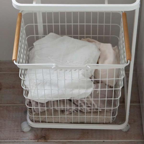 tosca（山崎実業） ランドリーバスケット スリム おしゃれ 洗濯物入れ