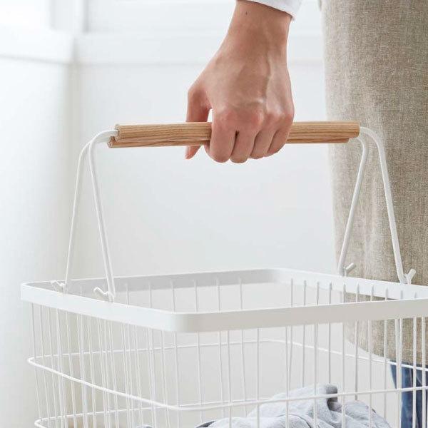 tosca（山崎実業） ランドリーバスケット スリム おしゃれ 洗濯物入れ