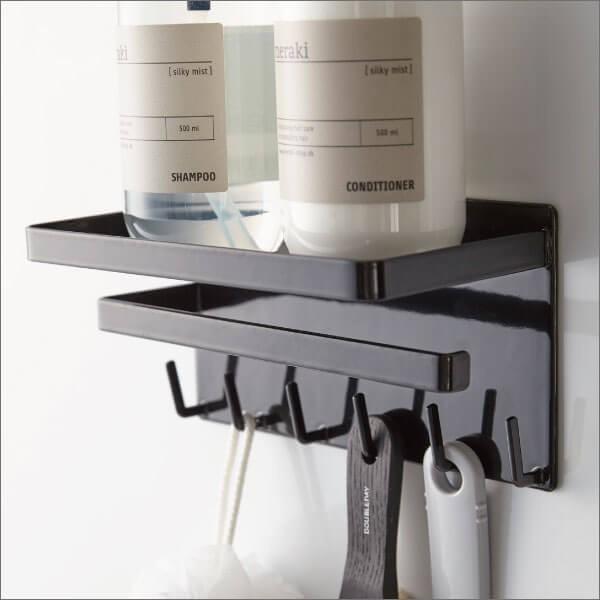 tower バスルーム ラック マグネットフック タオルハンガー タオル掛け