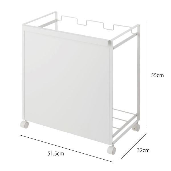 【１２月２３日まで限定出品】山崎実業tower ゴミ箱　ホワイト2分別 12月23日まで限定出品】山崎実業tower ゴミ箱 ホワイト2分別