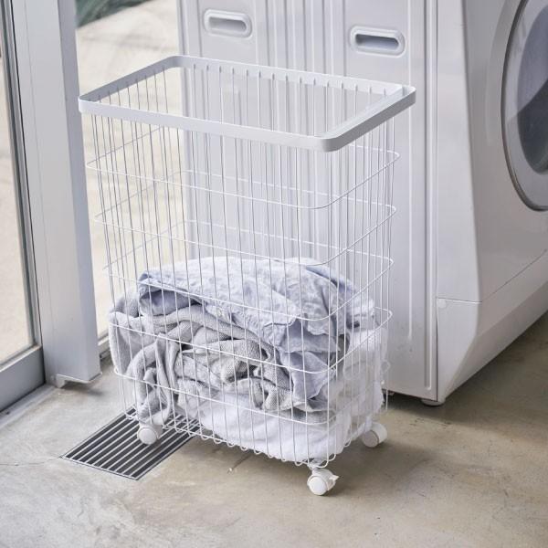 tower ランドリーバスケット タワー キャスター付き ランドリー