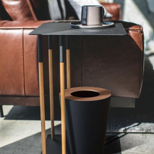 山崎実業 差し込みサイドテーブル プレーン PLAIN おしゃれ 北欧 白 黒