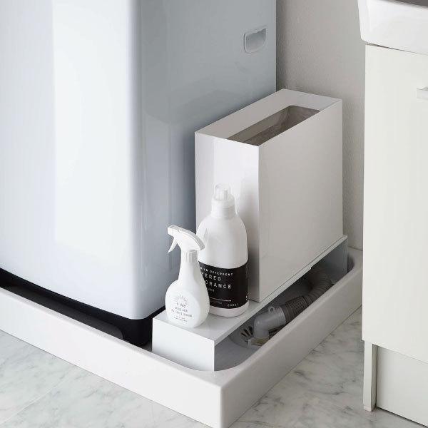 tower 山崎実業 タワー 伸縮洗濯機排水口上ラック 洗濯機ラック