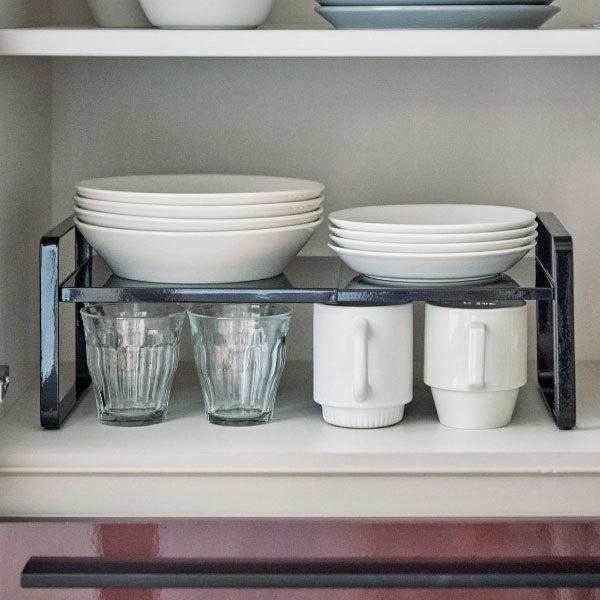 tower キッチンラック おしゃれ キッチン収納 ディッシュラック 食器棚