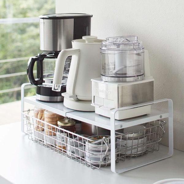 tower キッチンラック おしゃれ キッチン収納 ディッシュラック 食器棚