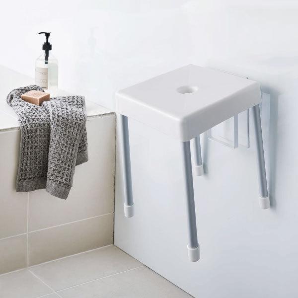 21新作モデル お風呂 収納 壁面収納 浴室収納 ラック 磁石 お風呂椅子 おしゃれ お風呂イス Yamazaki 山崎実業 マグネットツーウェイバスルーム風呂椅子ホルダー タワー Tower Shipsctc Org