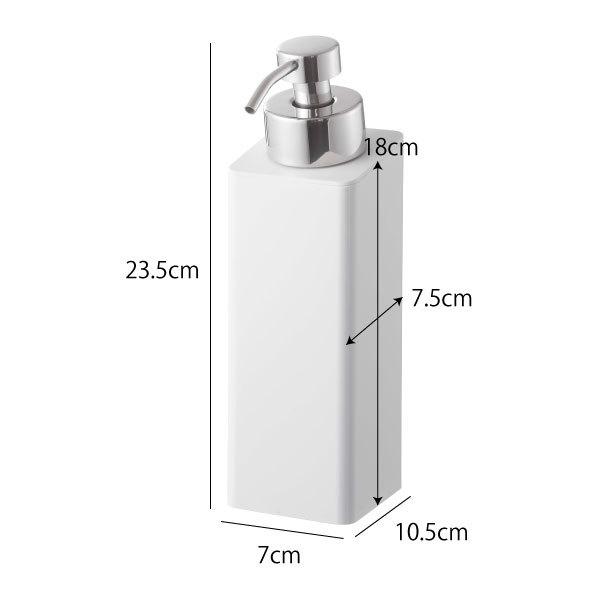 tower ソープディスペンサー 詰め替えボトル 壁付け おしゃれ