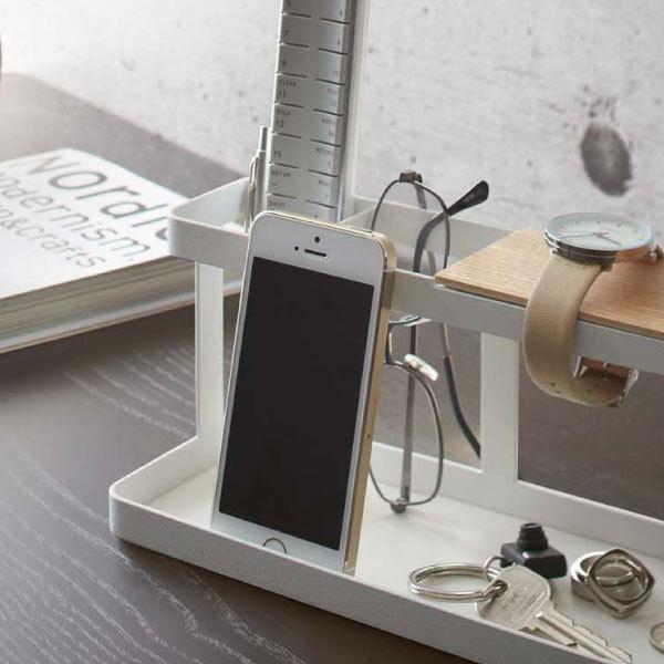 tower 小物入れ 卓上 木製 おしゃれ 収納スタンド リモコンラック 収納