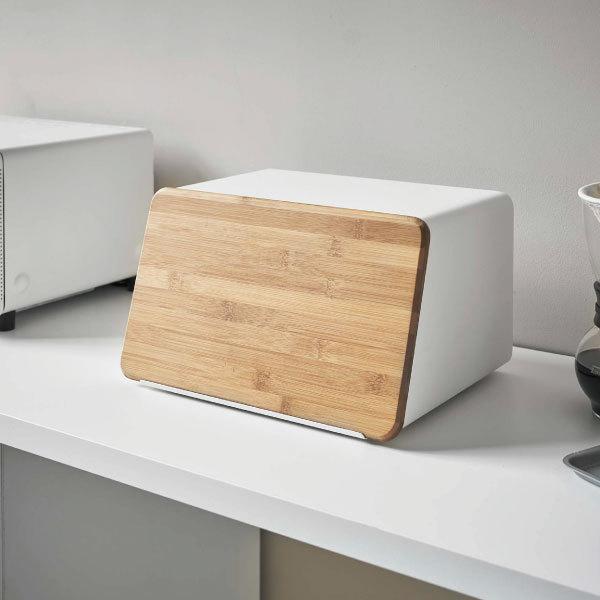 ブレッドケース おしゃれ 北欧 パンケース ブレッドボックス キッチン収納 収納ボックス 新作製品 世界最高品質人気 白 タワー Tower 蓋が外せるブレッドケース 山崎実業 調味料ラック 黒