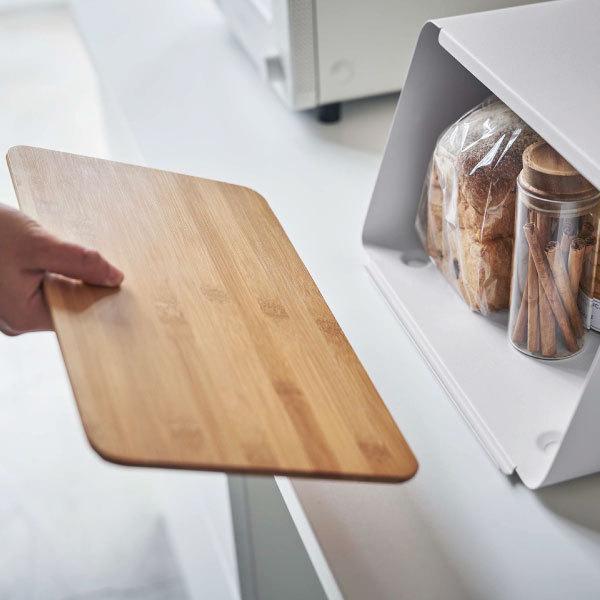 ブレッドケース おしゃれ 北欧 パンケース ブレッドボックス キッチン収納 収納ボックス 新作製品 世界最高品質人気 白 タワー Tower 蓋が外せるブレッドケース 山崎実業 調味料ラック 黒