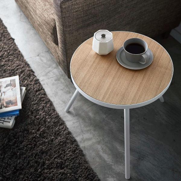 サイドテーブル　ホワイト　変形型 楽天市場】ベッドサイドテーブル サイドテーブル リビング