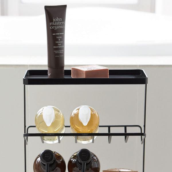 tower バスラック おしゃれ 4段 ソープボトルラック ボトルスタンド