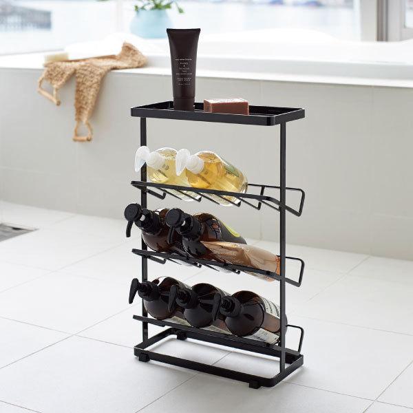 tower バスラック おしゃれ 4段 ソープボトルラック ボトルスタンド