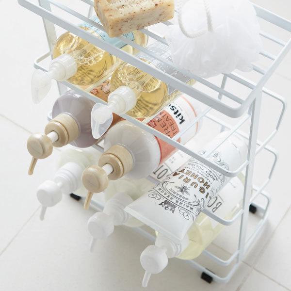 tower バスラック おしゃれ 4段 ソープボトルラック ボトルスタンド