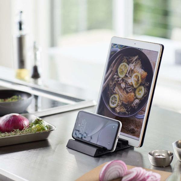 tower タブレットスタンド スマホスタンド タブレット収納 卓上 アルミ